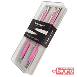 ZESTAW DŁUGOP+OŁÓWEK BALLOGRAF EPOCA P RÓŻOWY ETUI