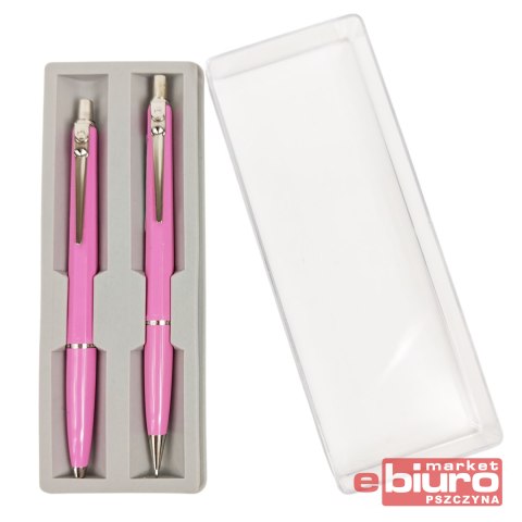ZESTAW DŁUGOP+OŁÓWEK BALLOGRAF EPOCA P RÓŻOWY ETUI
