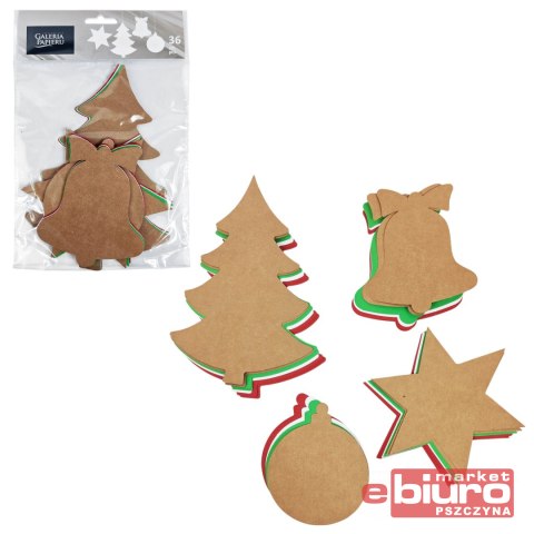 ZESTAW KREATYWNY ŚWIĄTECZNE WZORY OP. 36SZT.