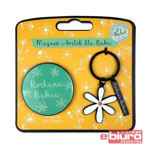 ZESTAW MAGNES + BRELOK 100KROTKA BABCIA DRAGON