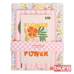 ZESTAW NOTESÓW SZYTYCH BLOOM-BOHO 3SZT HAPPY