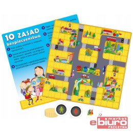 GRA PLANSZOWA EDUKACYJNA BEZPIECZNA DROGA ADAMIGO