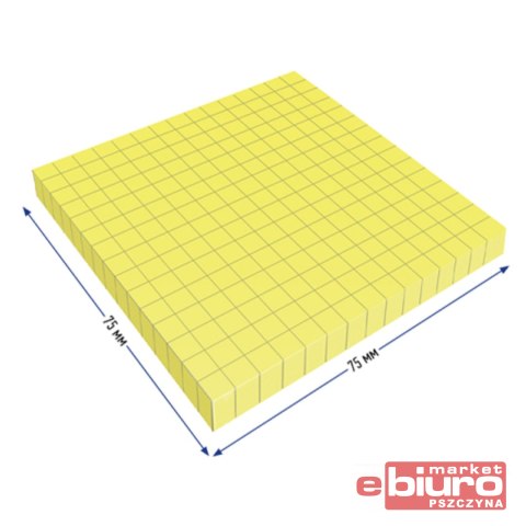 BLOCZEK SAMOPRZ ULTRA LEPKI 75X75MM NEON BERLINGO