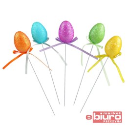 BROKATOWE PISANKI NA PIKU 5SZT YY1861 ARPEX