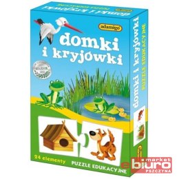 PUZZLE EDUKACYJNE DOMKI I KRYJÓWKI ADAMIGO