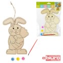 DREWNIANA OZDOBA ZRÓB TO SAM ZAJĄC WN3491 ARPEX