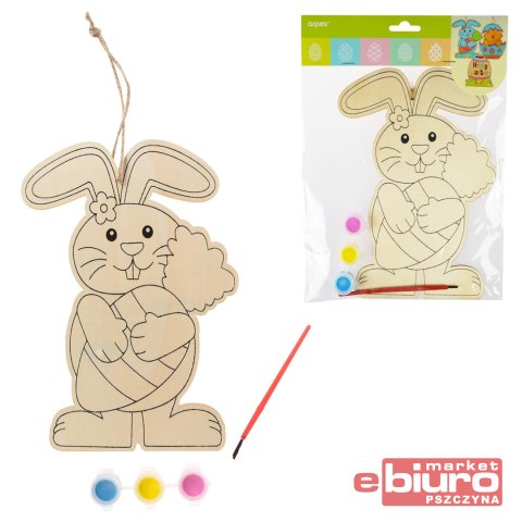 DREWNIANA OZDOBA ZRÓB TO SAM ZAJĄC WN3491 ARPEX