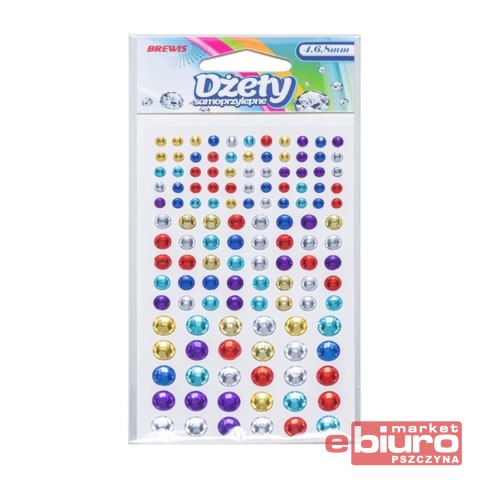 DŻETY DS76 4,6,8 MM MIX KOLORÓW BREWIS