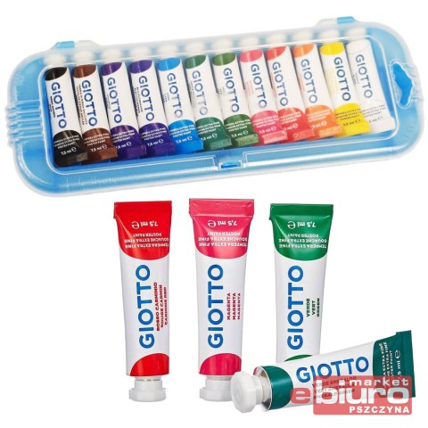 FARBY TEMPEROWE GIOTTO 12 TUBEK 7,5ML