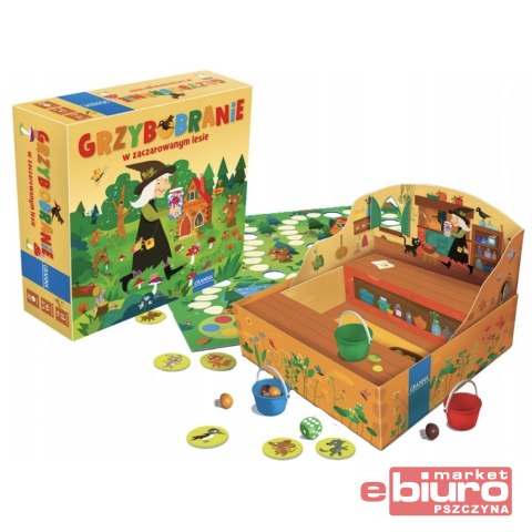 GRA PLANSZOWA GRZYBOBRANIE W ZACZAROWANYM LESIE GRANNA
