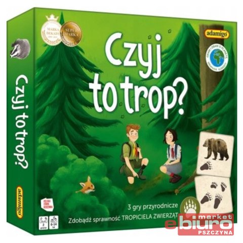 GRA PLANSZOWA CZYJ TO TROP ADAMIGO