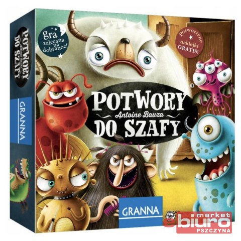GRA PLANSZOWA POTWORY DO SZAFY GRANNA