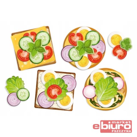 GRA UKŁADANKA EDUKACYJNA ŚNIADANKO GRANNA