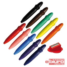 GRUBE KREDKI DLA DZIECI GIOTTO BEBE 10 KOLORÓW