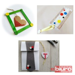 GUZIKI DREWNIANE MIX 30SZT BRIGHTS DPCRAFT
