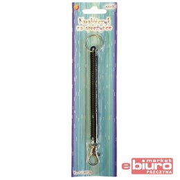 KARABIŃCZYK NA SPĘŻYNCE Z KÓŁKIEM DO BREL DŁ17,5CM