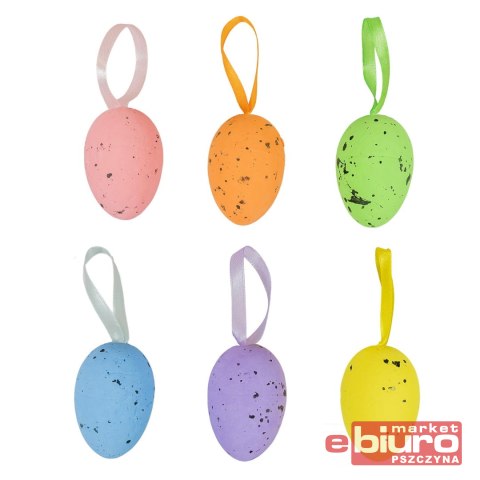 KOLOROWE PISANKI NAKRAPIANE 6SZT YP8884 ARPEX