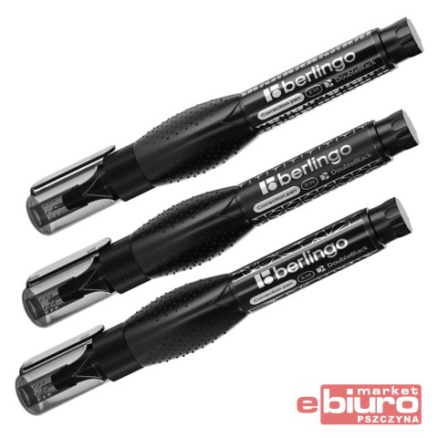 KOREKTOR W PIÓRZE DOUBLE BLACK 8ML BERLINGO