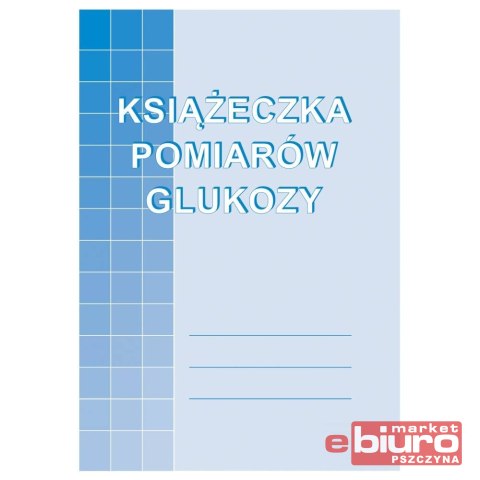 KSIĄŻECZKA POMIARÓW GLUKOZY M-915-5 MICHALCZYK