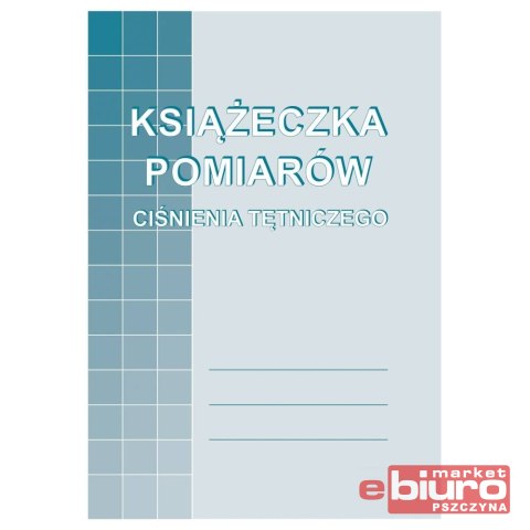 KSIĄŻECZKA POMIARU CIŚNIENIA TĘTNICZEGO M-910-5 MICHALCZYK