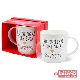 KUBEK TOP-009 CHCĘ ZWIEDZAĆ Z TOBĄ PASSION