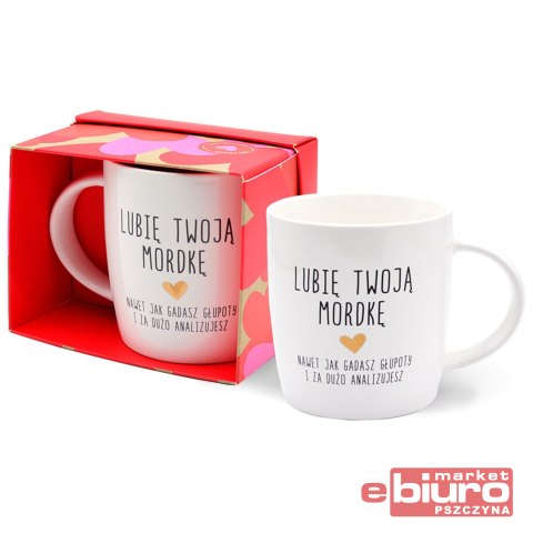 KUBEK TOP-011 LUBIĘ TWOJĄ MORDKĘ PASSION