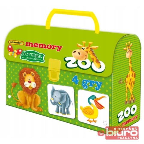 GRA EDUKACYJNA KUFEREK ZOO MEMORY ADAMIGO