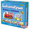GRA UKŁADANKA EDUKACYJNA LOKOMOTYWA PODRÓŻE Z CYFERKAMI ADAMIGO