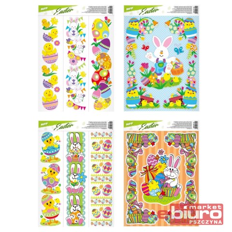 NAKLEJKA NA OKNO WIELKANOC VE006 30X42 2221471