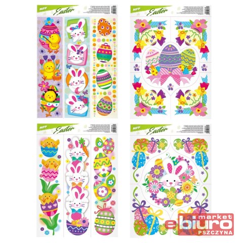 NAKLEJKA NA OKNO WIELKANOC VE008 30X42 2221473