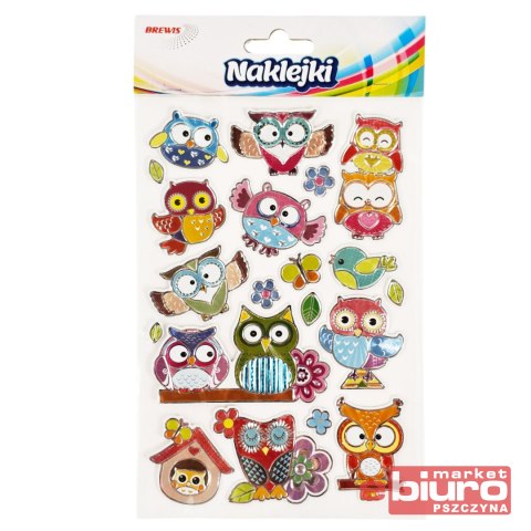NAKLEJKI NA FOLII SOWY CLA17 BREWIS
