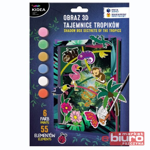 OBRAZ 3D TAJEMNICE TROPIKÓW KIDEA
