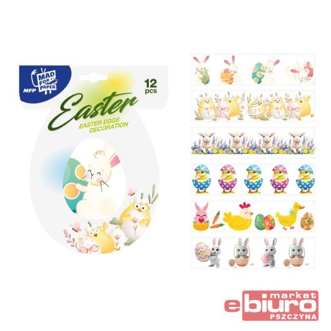 OWIJKI NA JAJKA 1006 MIX WZORÓW 12 2221870 MFP