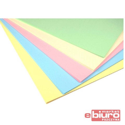 PAPIER XERO KOLOR A4 A'200 80G MIX PASTEL KAL-PACK