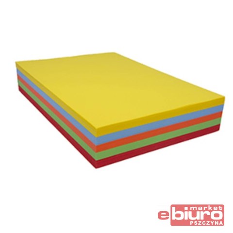 PAPIER XERO KOLOR A4 A'500 80G MIX INTENSYWNY KAL-PACK