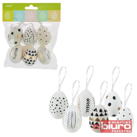 PISANKI GLAMOUR 6SZT ARPEX