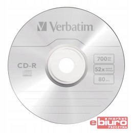 PŁYTA CD-R VERBATIM A'25 700MB 52X EXTRA PROTECTION