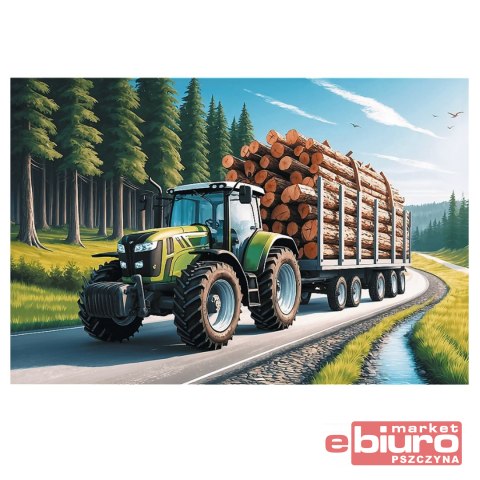 PUZZLE 100 CIĄGNIK LEŚNY 16493 TREFL