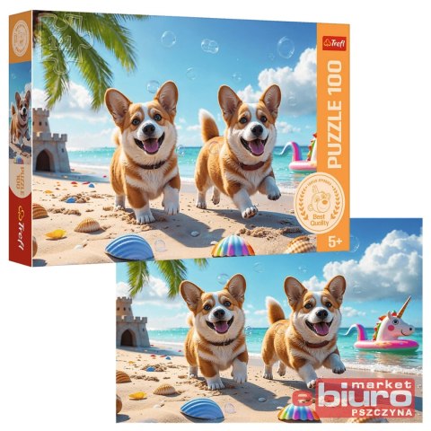 PUZZLE 100 CORGI PIESEK 16536 TREFL