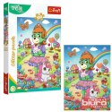 PUZZLE 100 GLITTER BROKATOWE TREFLIKI TREFL