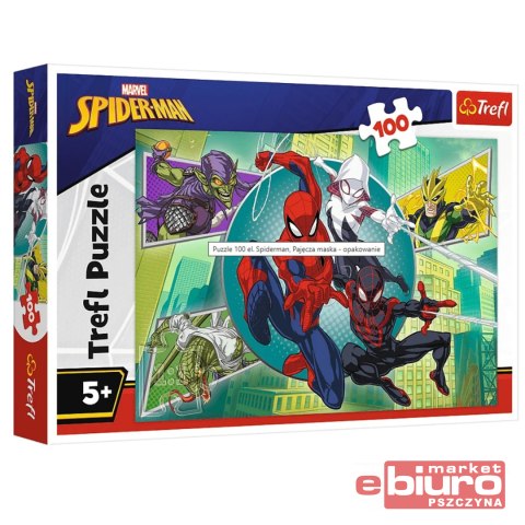 PUZZLE 100 PAJĘCZA MASKA SPIDERMAN 16519 TREFL