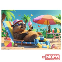 PUZZLE 100 RELAKS W STYLU KAPIBARY 16537 TREFL