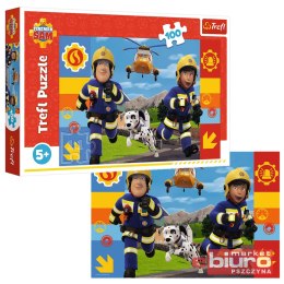 PUZZLE 100 ZAWSZE POMOCNY STRAŻAK SAM 16518 TREFL
