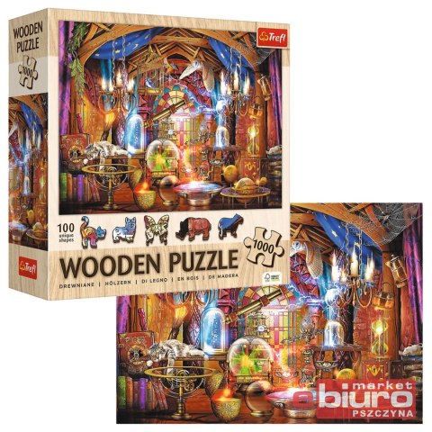 PUZZLE 1000 DREWNIANE CZARODZIEJSKA KOMNATA 20210