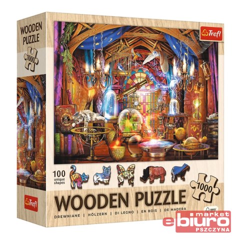 PUZZLE 1000 DREWNIANE CZARODZIEJSKA KOMNATA 20210