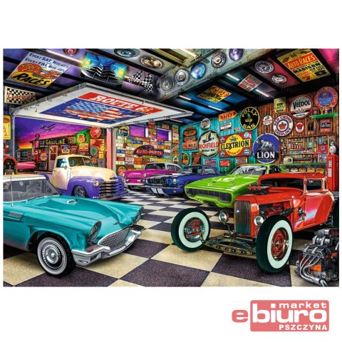 PUZZLE 1000 GARAŻ KOLEKCJONERA SAMOCHODÓW TREFL