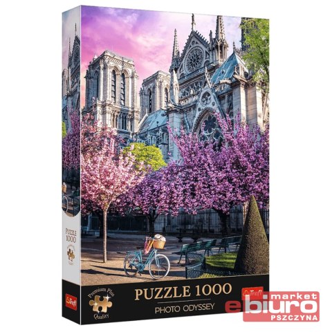 PUZZLE 1000 KATEDRA NOTRE-DAME W PARYŻU 10858 TREF
