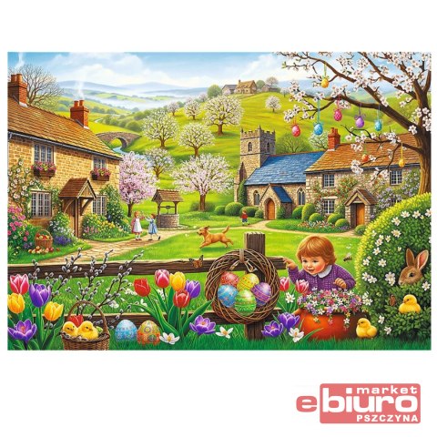 PUZZLE 1000 POSZUKIWANIE WIELKANOCNYCH JAJEK TREFL