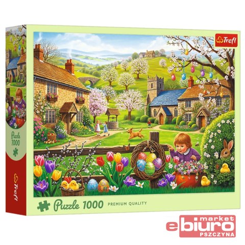 PUZZLE 1000 POSZUKIWANIE WIELKANOCNYCH JAJEK TREFL