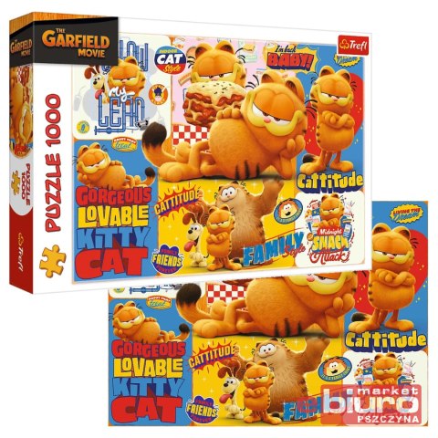PUZZLE 1000 PRZYGODY GARFIELDA 10935 TREFL